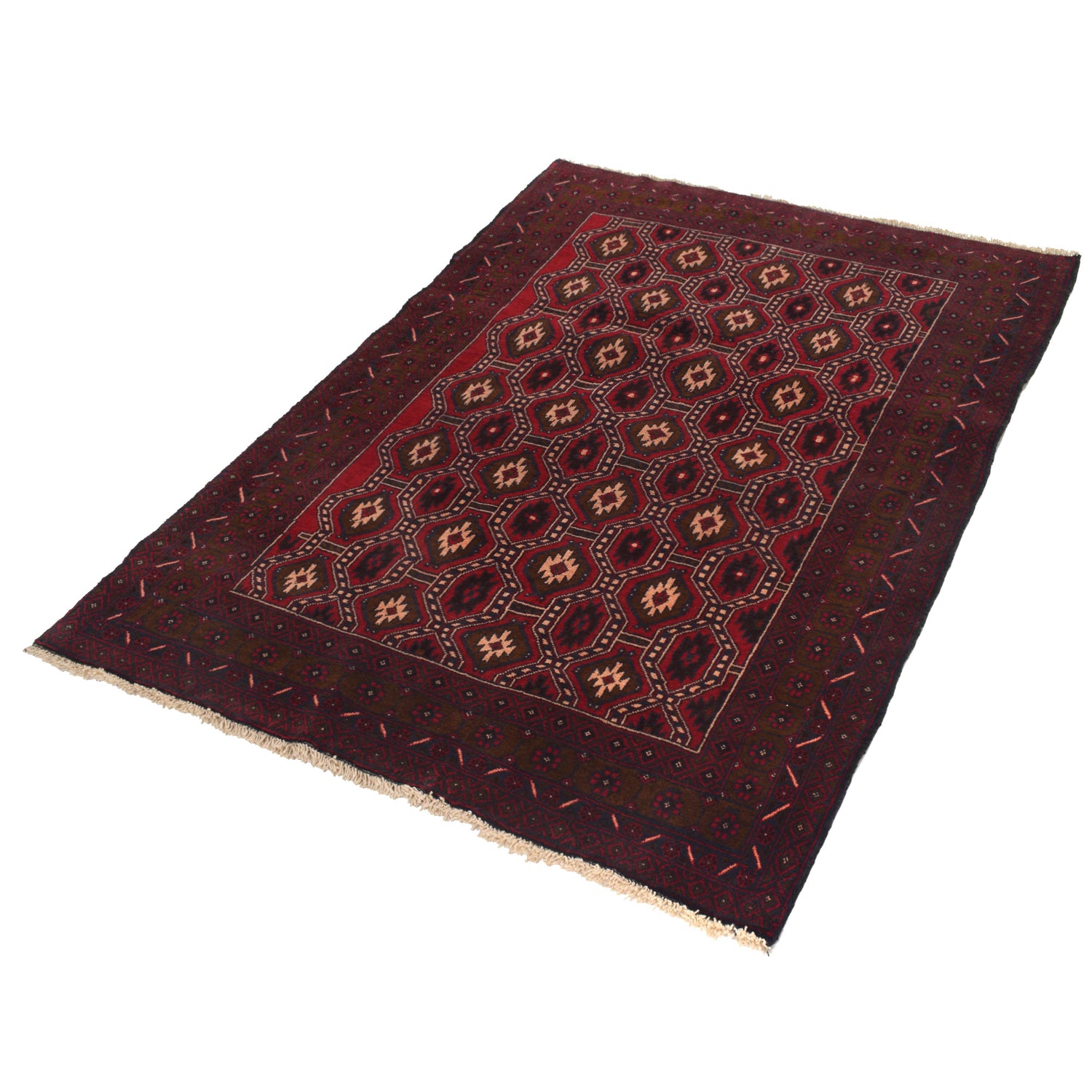 Baluch Short Rug 4' 2" x 6' 1" ft / 127 x 185 cm - No. G21983