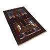 Handmade Pictorial Carpet 2' 8" x 4' 7" ft / 81 x 140 cm - No. G22014