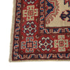 Handmade Kazak Area Rug 3' 5" x 4' 10" ft / 104 x 148 cm - No. G22655