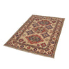 Ivory Color Kazak Rug 3' 7" x 4' 10" ft / 108 x 147 cm - No. G22659