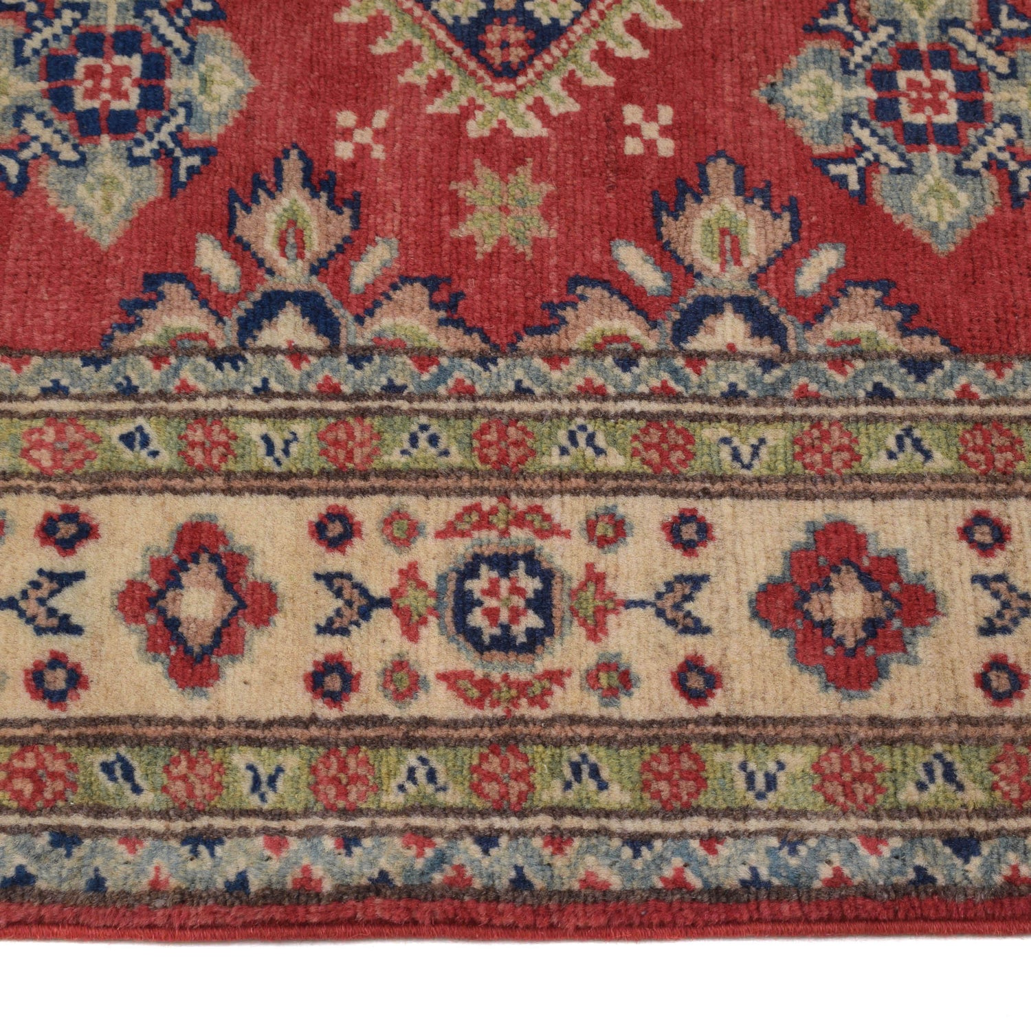 Hand knotted Kazak Carpet 3' 5" x 4' 11" ft / 104 x 149 cm - No. G22669