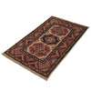 Handmade Kazak Area Rug 2' 7" x 4' 2" ft / 78 x 126 cm - No. G22681