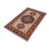 Ivory Color Kazak Rug 2' 9" x 4' 0" ft / 83 x 122 cm - No. G22683