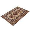 Hand knotted Kazak Carpet 2' 9" x 3' 10" ft / 85 x 118 cm - No. G22692