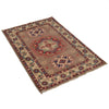 Gray Color Kazak Rug 2' 8" x 3' 9" ft / 81 x 114 cm - No. G22695