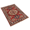 Hand Knotted Kazak Oriental Rug 2' 9" x 3' 10" ft / 83 x 118 cm - No. G22707