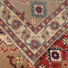 Handmade Kazak Area Rug 3' 3" x 4' 10" ft / 100 x 147 cm - No. G22741