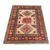 Hand knotted Kazak Carpet 3' 3" x 4' 5" ft / 99 x 135 cm - No. G22798