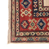 Hand knotted Kazak Carpet 3' 3" x 4' 5" ft / 99 x 135 cm - No. G22798