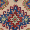 Handmade Kazak Area Rug 3' 3" x 4' 9" ft / 99 x 145 cm - No. G22799