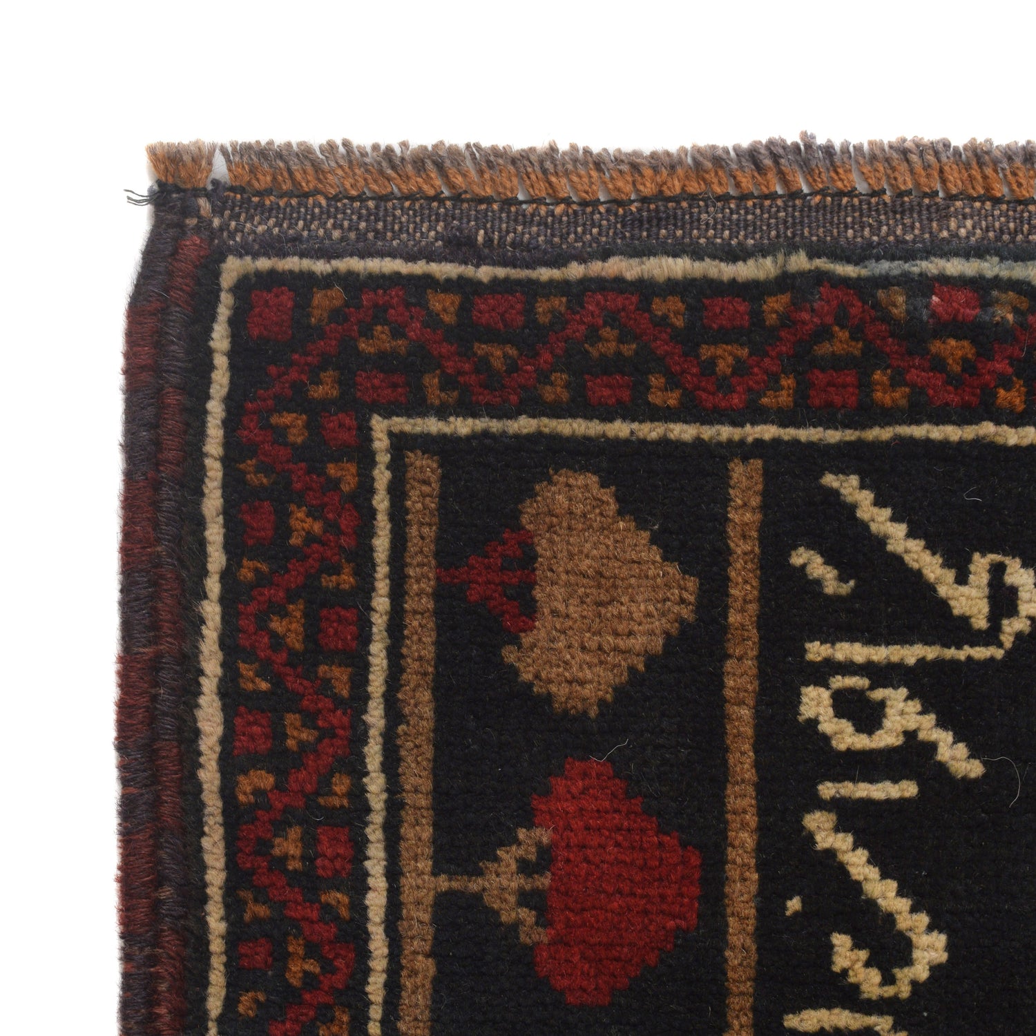 Handmade Picture Area Rug 2' 11" x 4' 6" ft / 90 x 138 cm - No. G22889