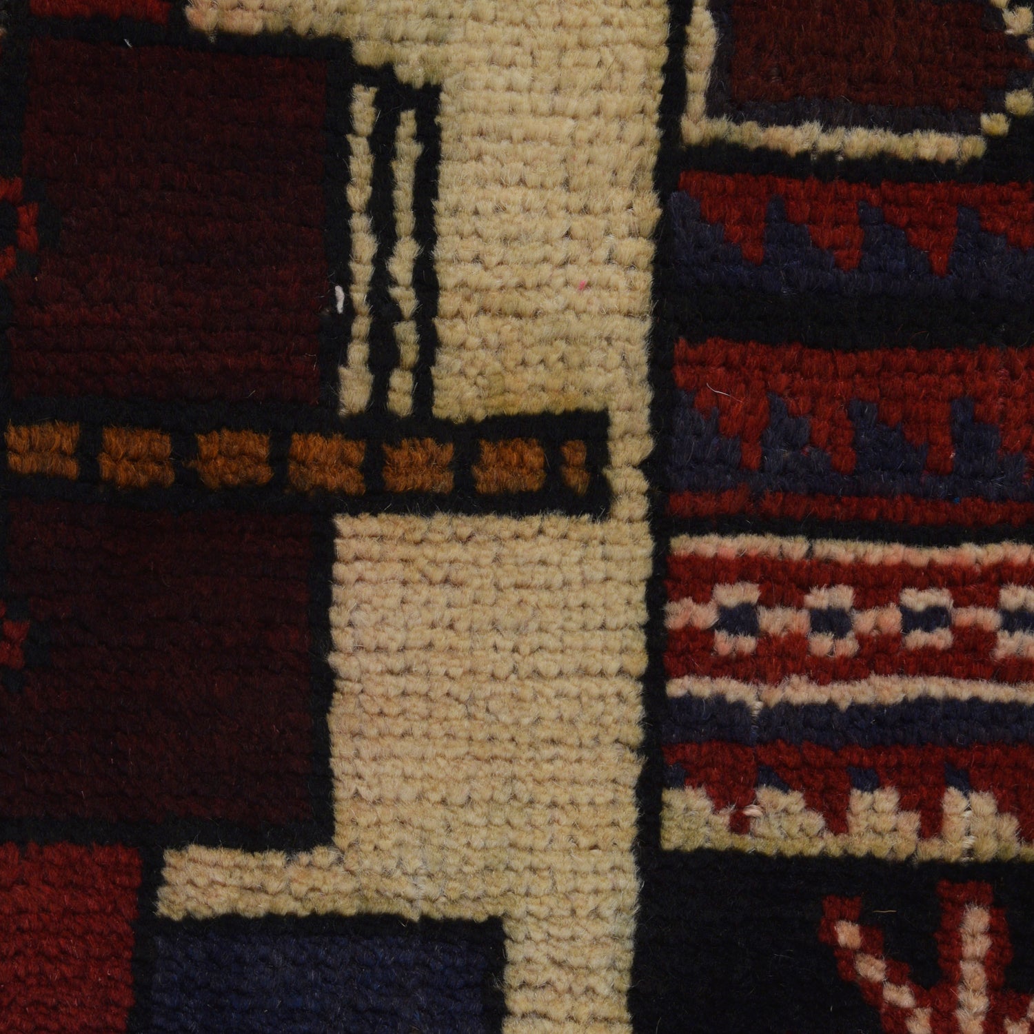 Handmade Picture Area Rug 2' 11" x 4' 6" ft / 90 x 138 cm - No. G22889