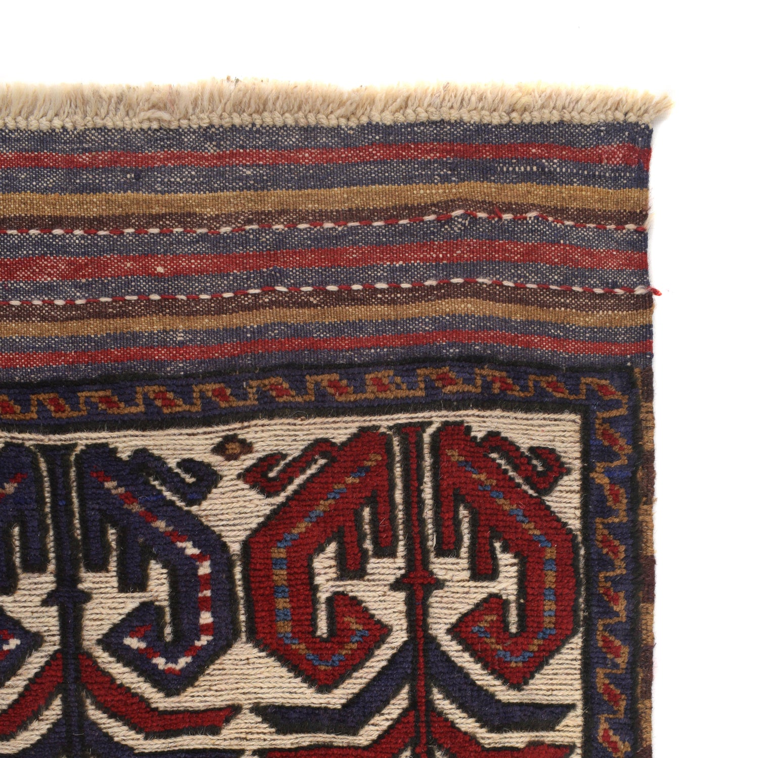 Handmade Barjista Kilim Rug 3' 10" x 6' 8" ft / 117 x 204 cm - No. G22906