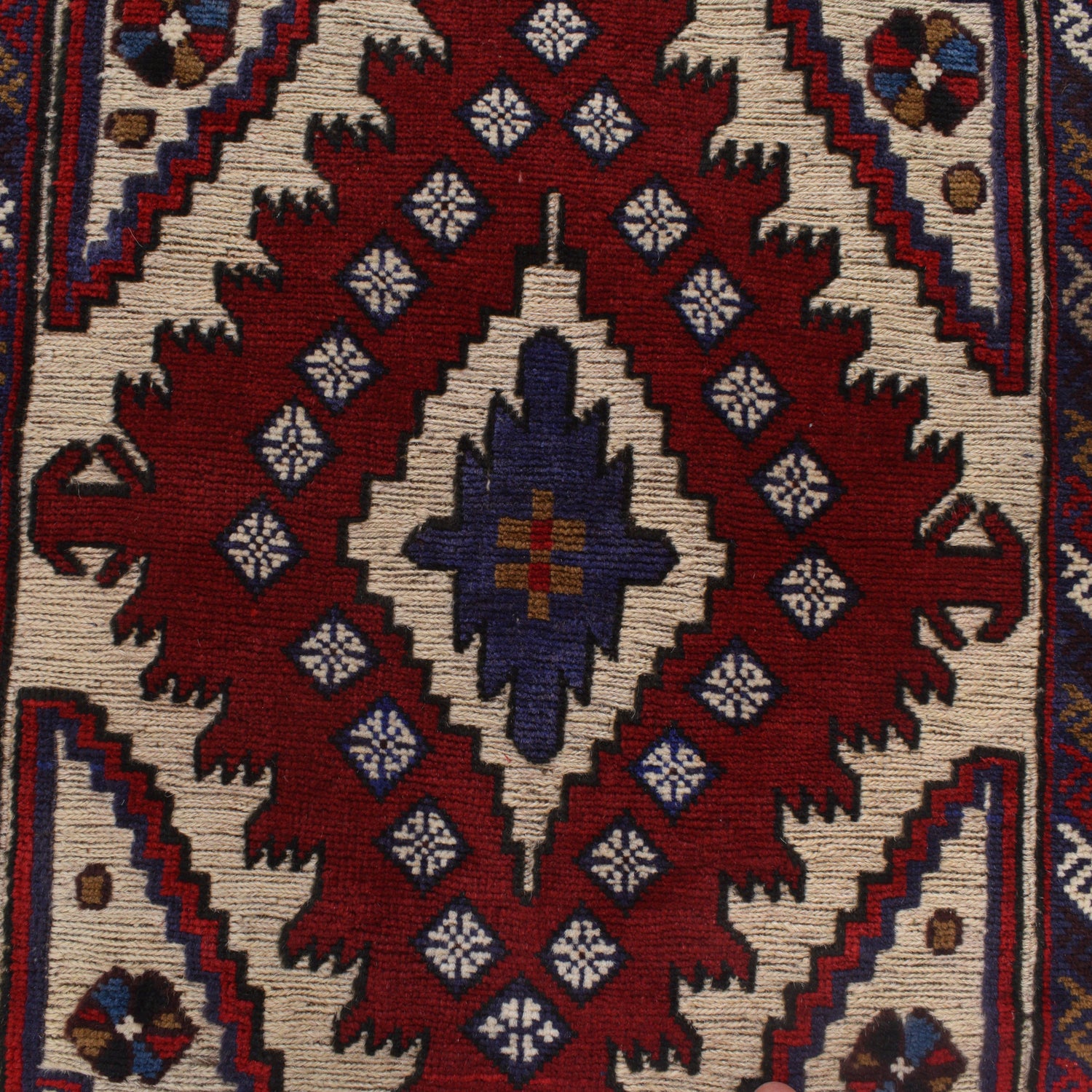 Handmade Barjista Kilim Rug 3' 10" x 6' 8" ft / 117 x 204 cm - No. G22906