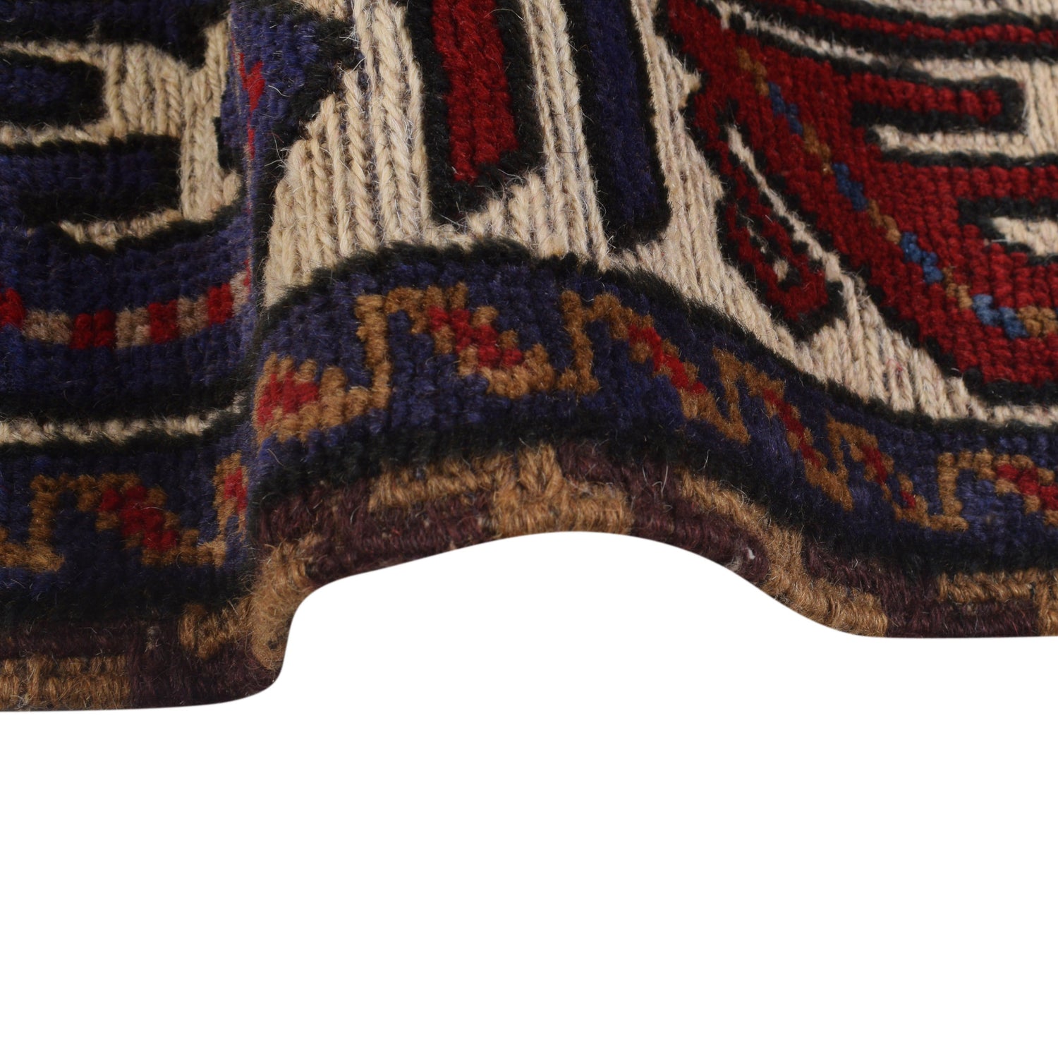 Handmade Barjista Kilim Rug 3' 10" x 6' 8" ft / 117 x 204 cm - No. G22906