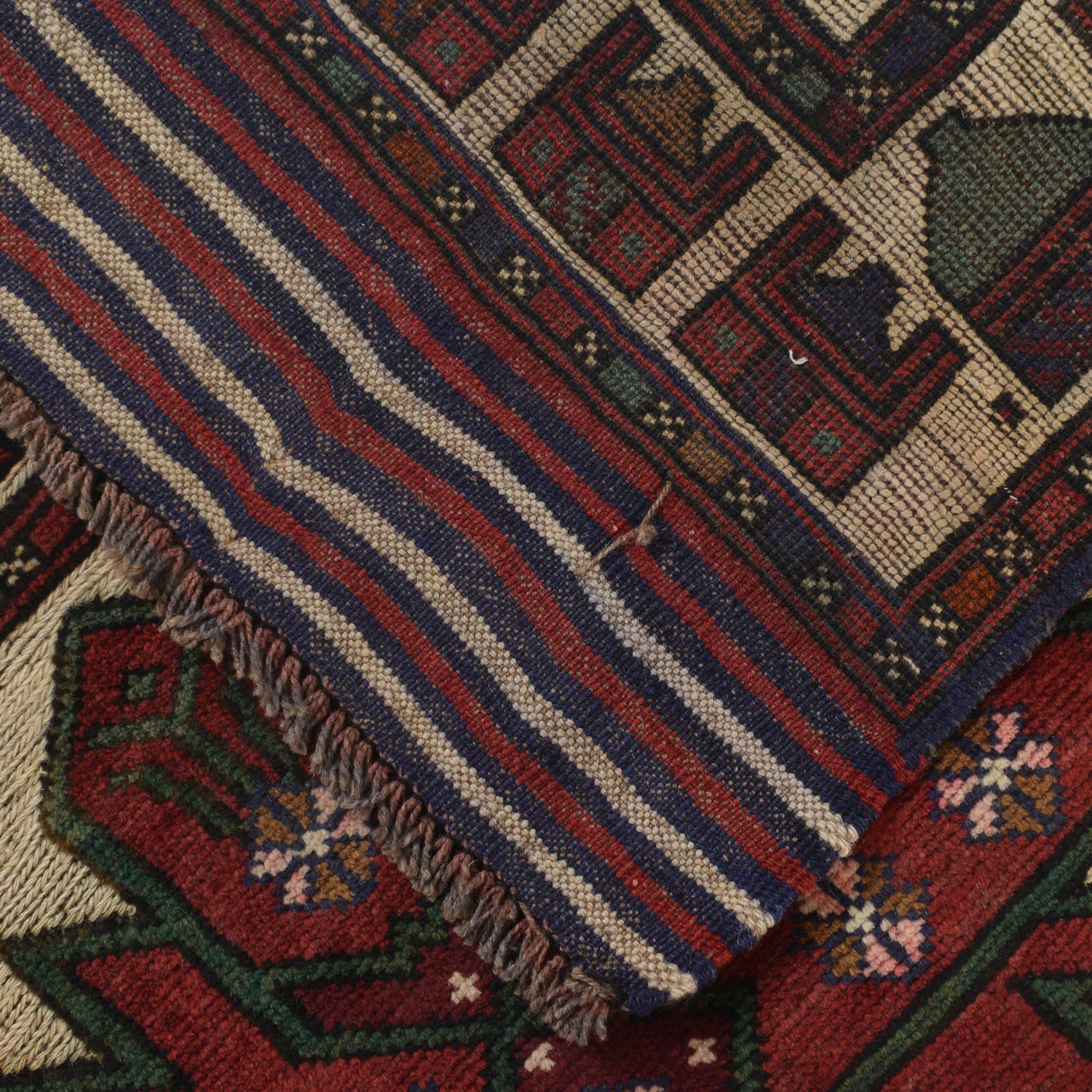 Handmade Barjista Kilim Rug 4' 1" x 5' 9" ft / 125 x 175 cm - No. G22909