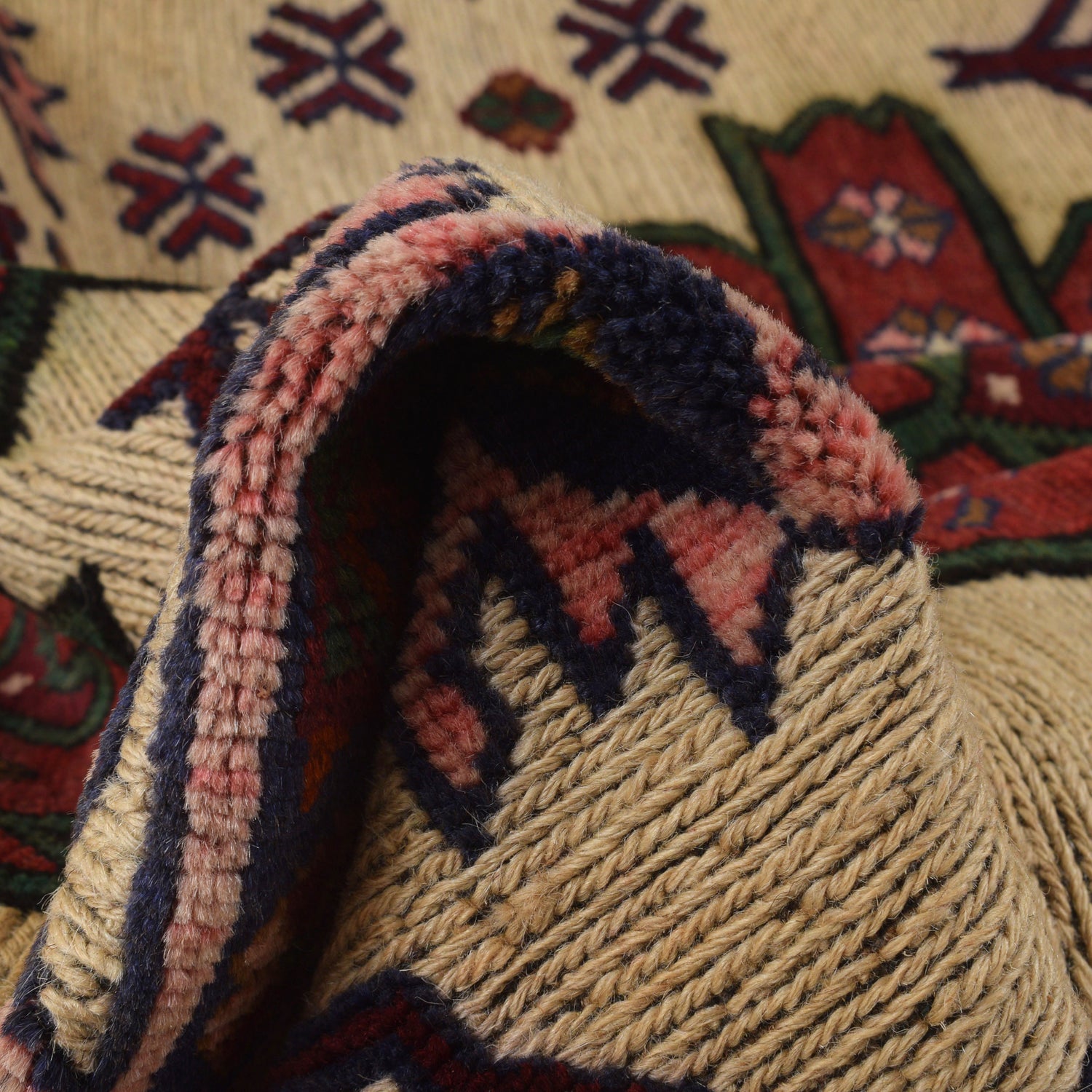 Handmade Barjista Kilim Rug 4' 1" x 5' 9" ft / 125 x 175 cm - No. G22909