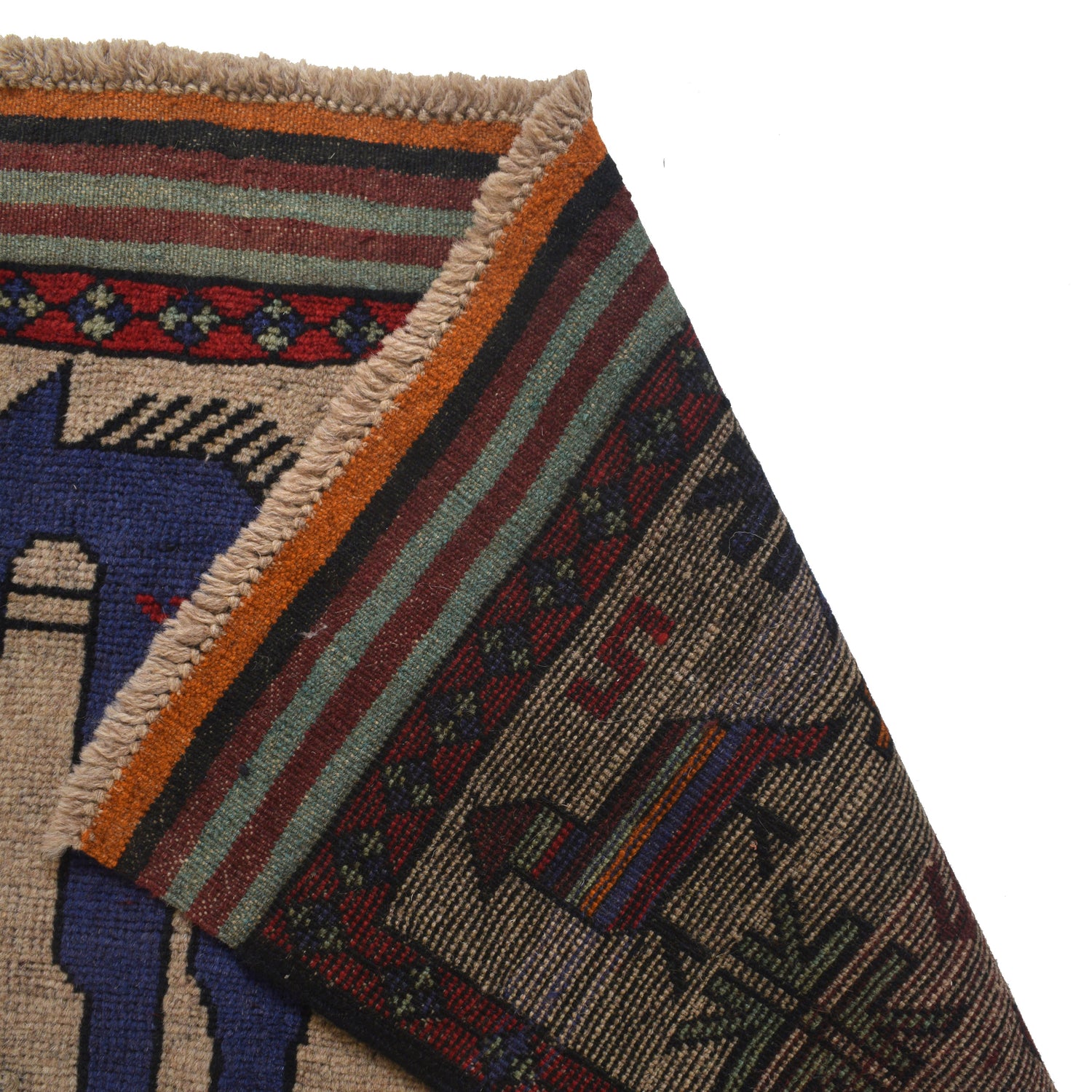 Hand Made Animal Pictorial Area Carpet  3' 1" x 4' 11" ft / 93 x 151 cm - No. G22926