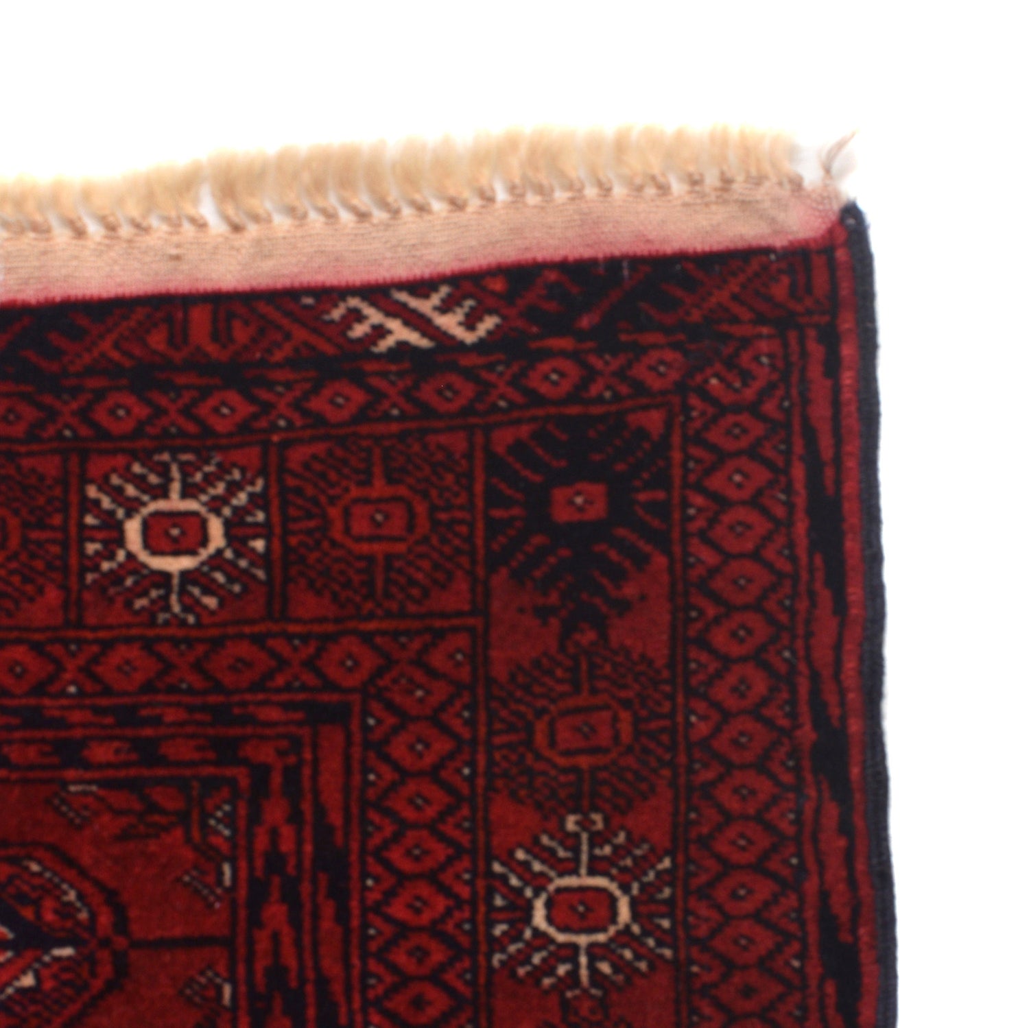 Maroon Bokhara Runner Rug 2' 11" x 5' 5" ft / 88 x 166 cm - No. G22932