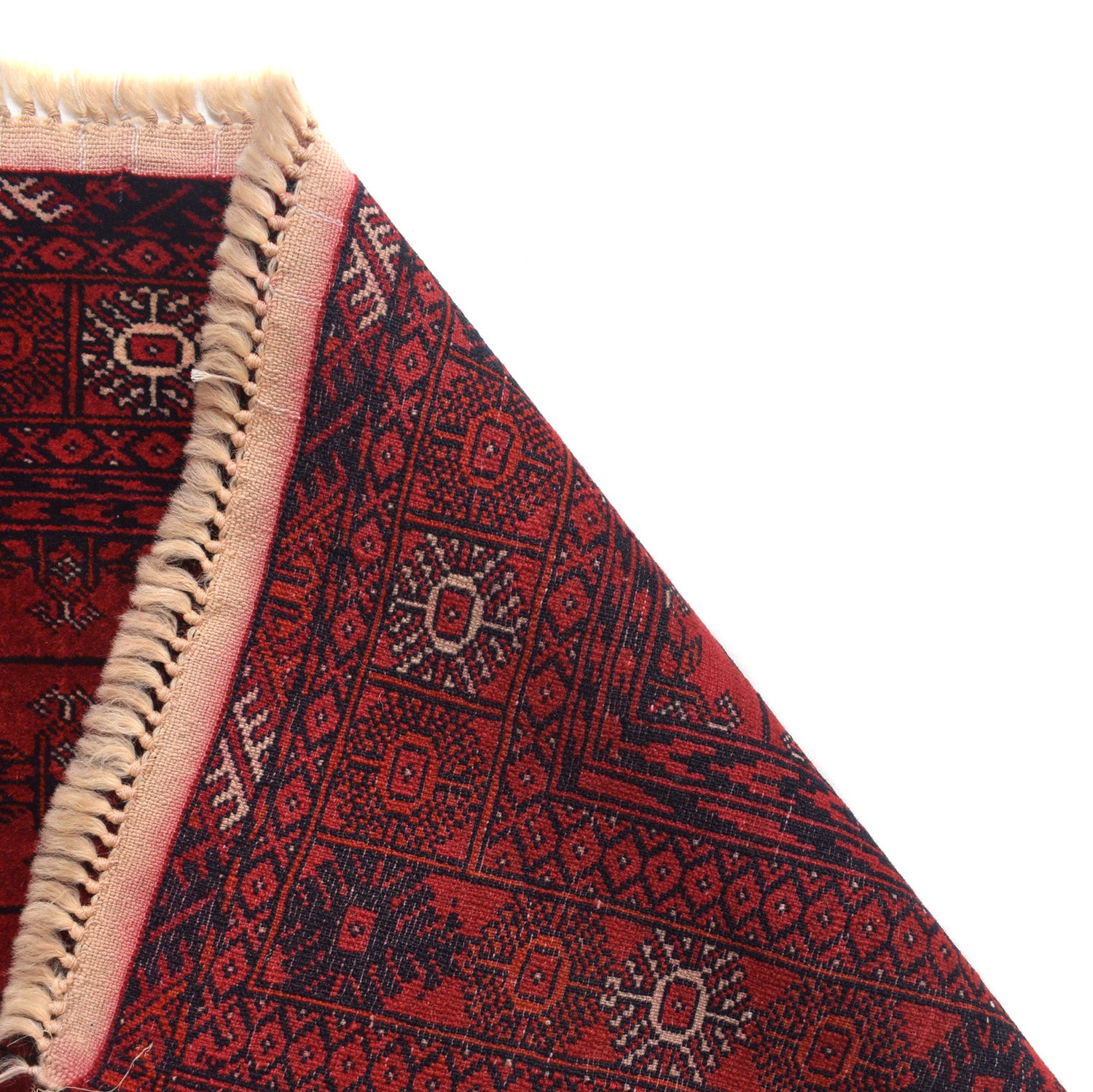 Maroon Bokhara Runner Rug 2' 11" x 5' 5" ft / 88 x 166 cm - No. G22932