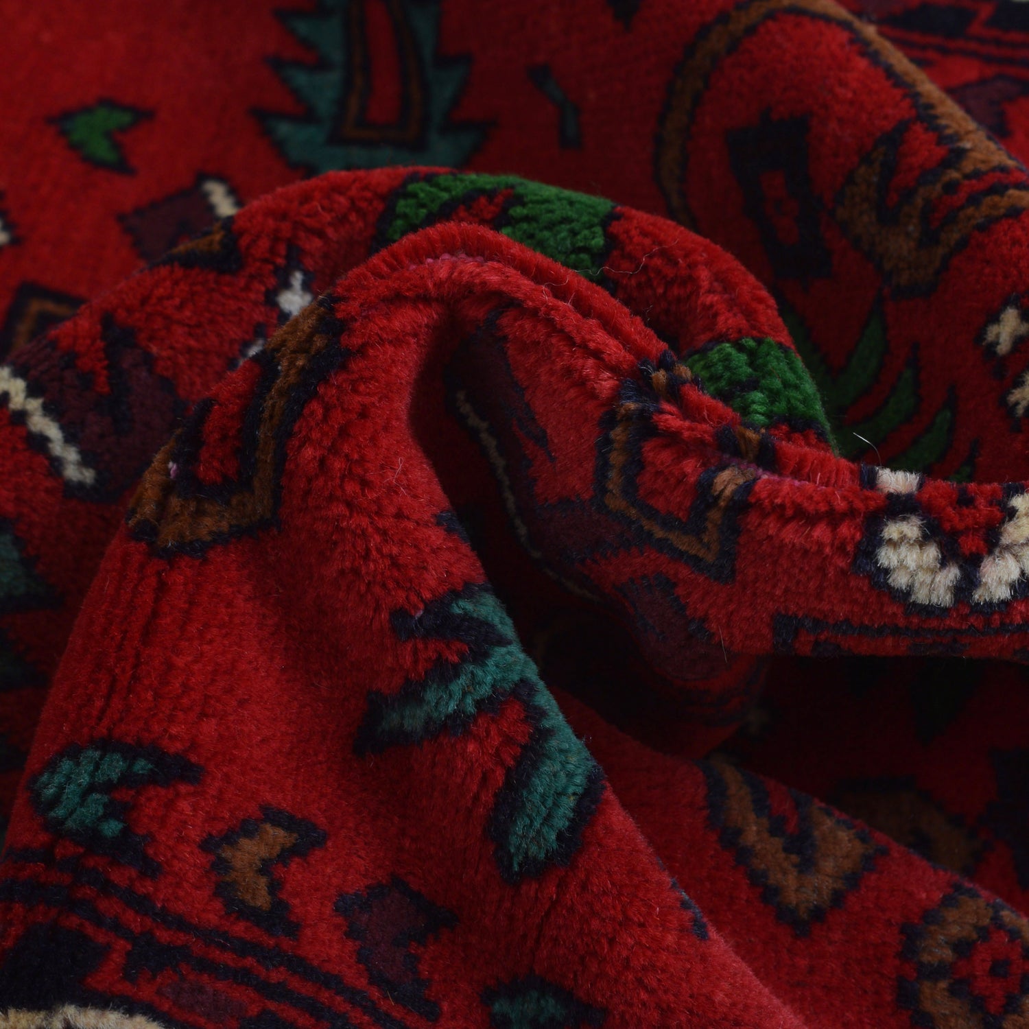 Firebrick Bokhara Runner Rug 2' 4" x 5' 8" ft / 71 x 172 cm - No. G22934