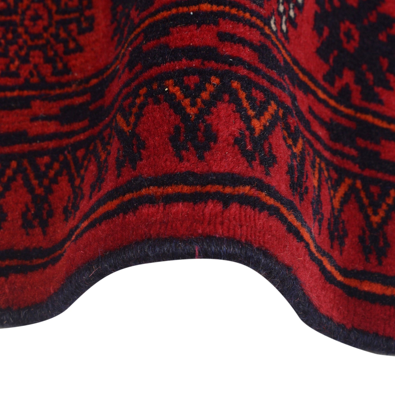 Hand Knotted Bokhara Runner Carpet 2' 6" x 6' 3" ft / 77 x 191 cm - No. G22936