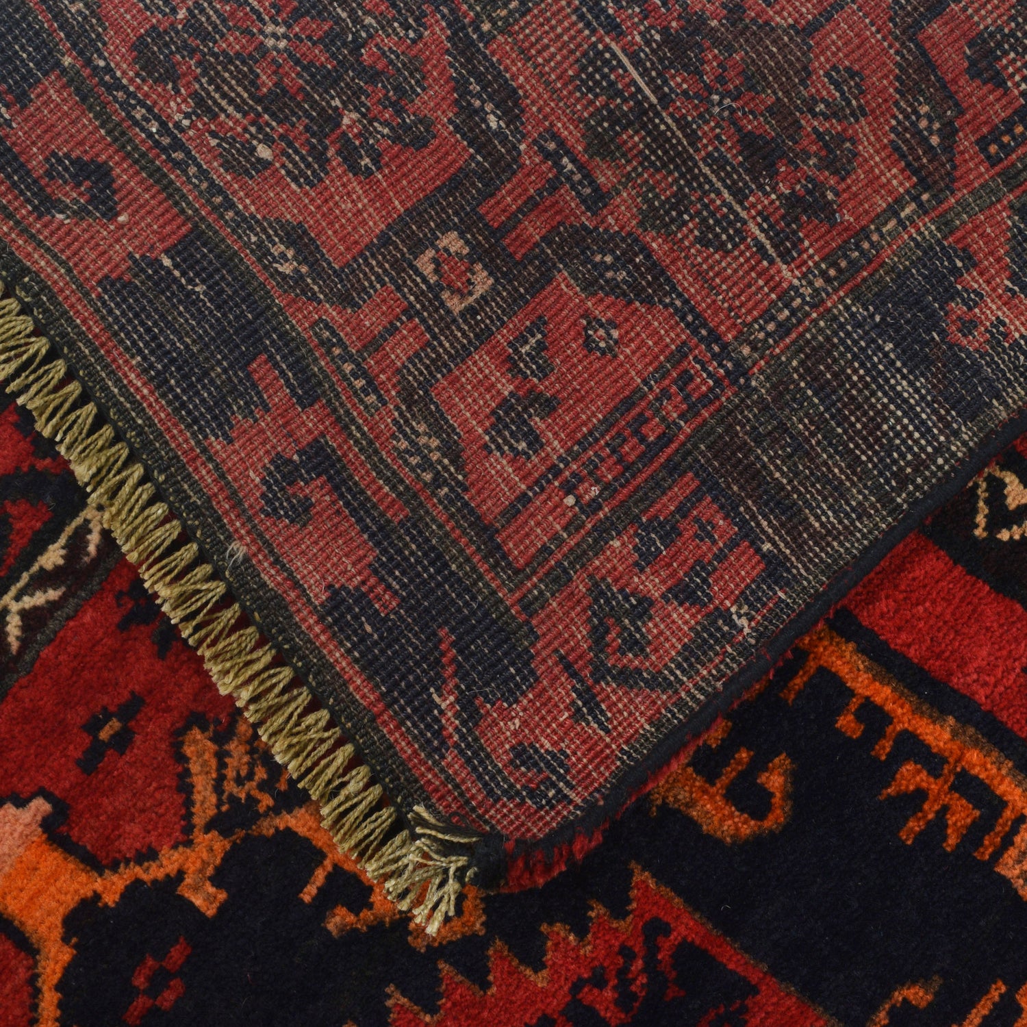 Hand Knotted Baluchi Rug 4' 0" x 8' 10" ft / 123 x 270 cm - No. G22988