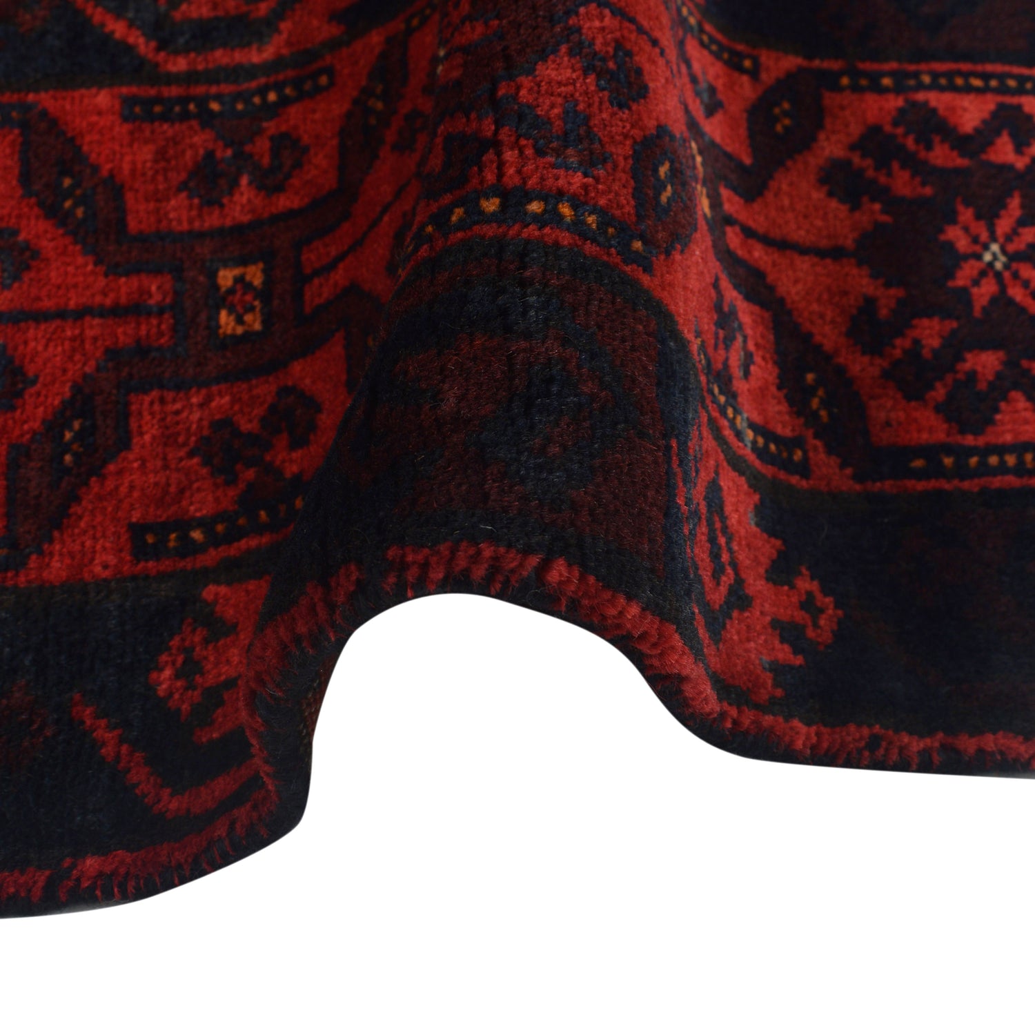 Hand Knotted Baluchi Rug 4' 0" x 8' 10" ft / 123 x 270 cm - No. G22988