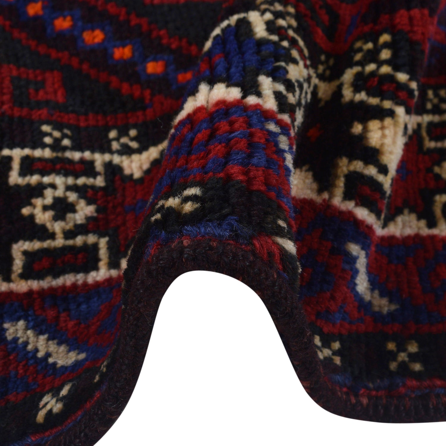 Hand Knotted Baluchi Rug 4' 7" x 7' 11" ft / 139 x 241 cm - No. G22989