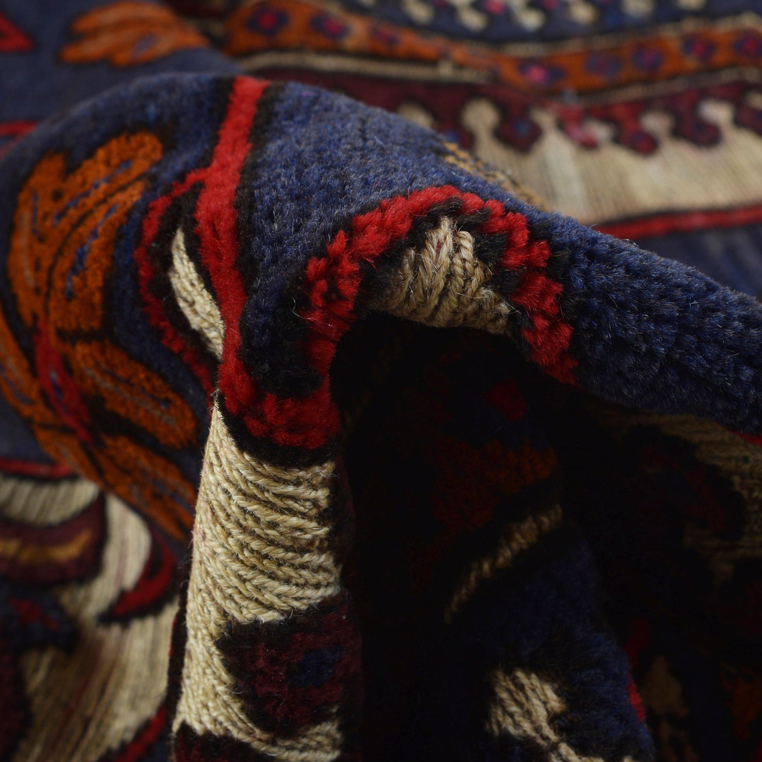 Handmade Barjista Kilim Rug 4' 7" x 6' 2" ft / 140 x 188 cm - No. G22994