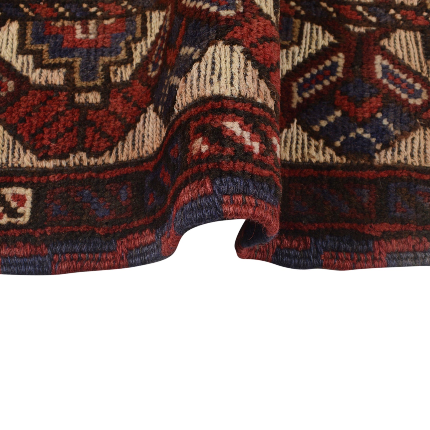 Handmade Barjista Kilim Rug 4' 2" x 5' 10" ft / 126 x 177 cm - No. G22997