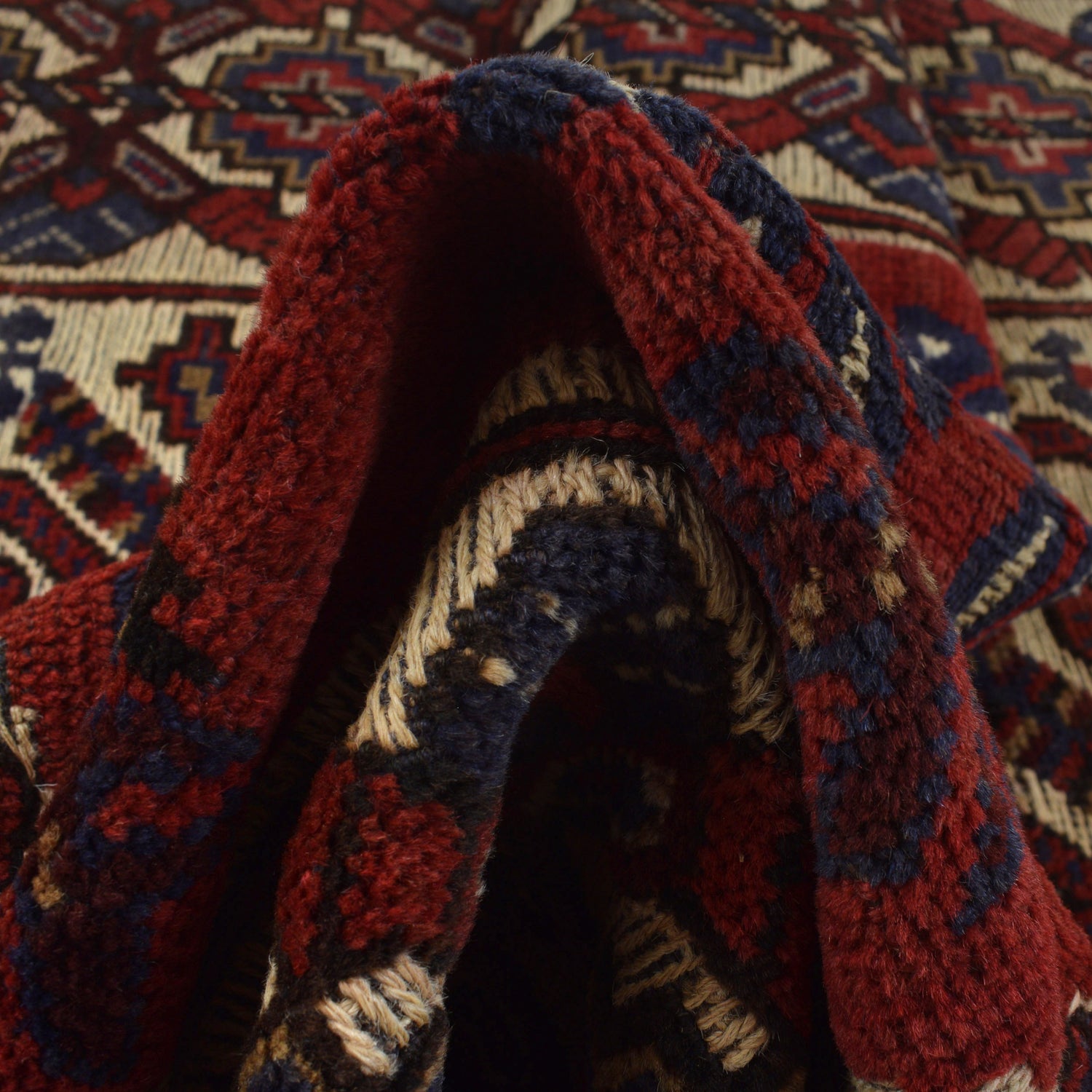 Handmade Barjista Kilim Rug 4' 2" x 5' 10" ft / 126 x 177 cm - No. G22997