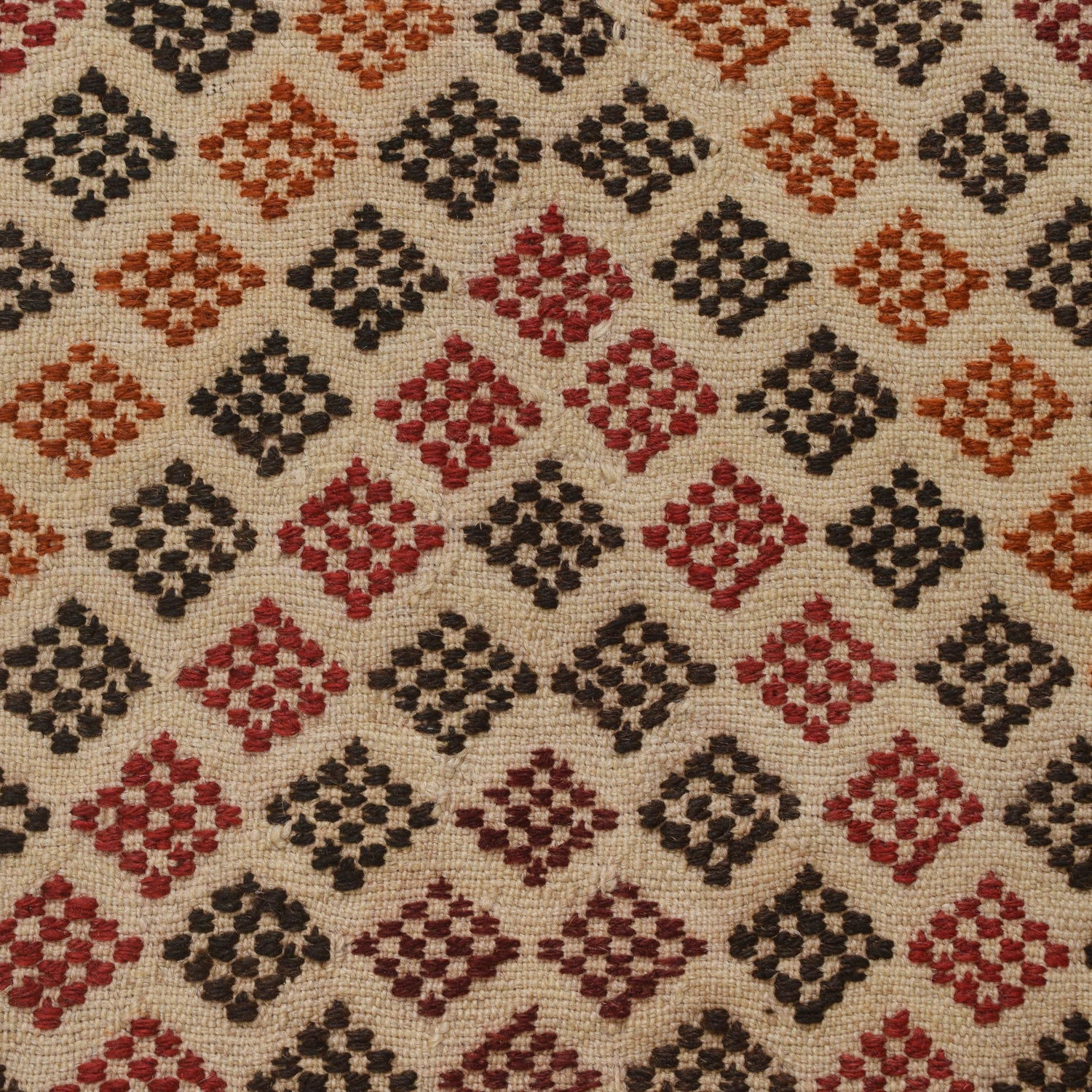 Handmade Soumak Kelim 4' 8" x 6' 3" ft / 143 x 190 cm - No. G23000