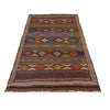 Hand Knotted Laghari Kilim 4' 6" x 6' 2" ft / 138 x 187 cm - No. G23631
