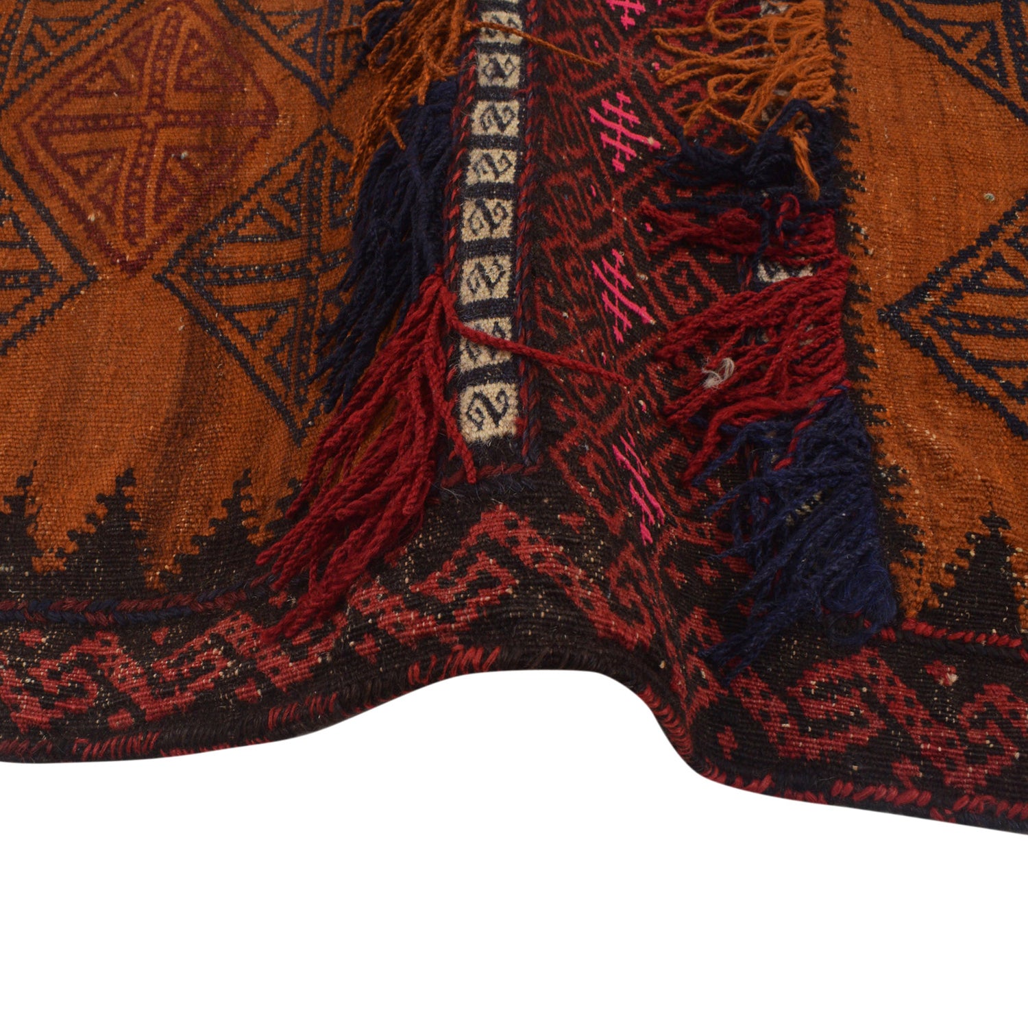 Hand Knotted Sufra Kilem Runner 2' 0" x 6' 6" ft / 60 x 198 cm - No. G23634