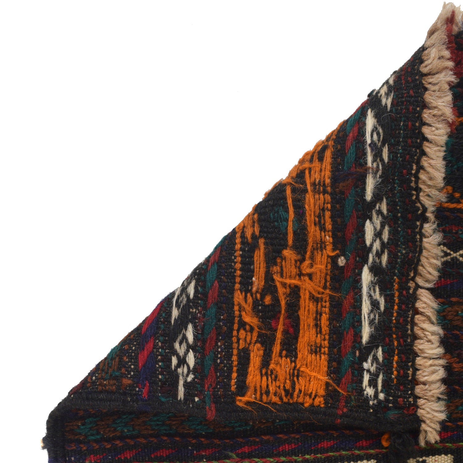 Hand Knotted Sufra Kilem Runner 2' 0" x 4' 8" ft / 60 x 142 cm - No. G23635