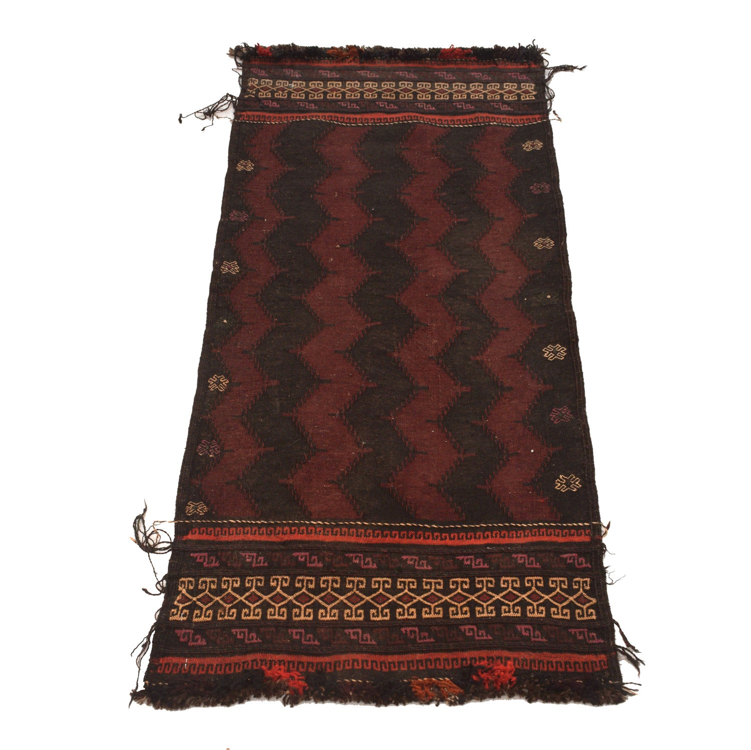 Handmade Table Sheet Kilim Runner 2' 0" x 4' 8" ft / 62 x 141 cm - No. G23639