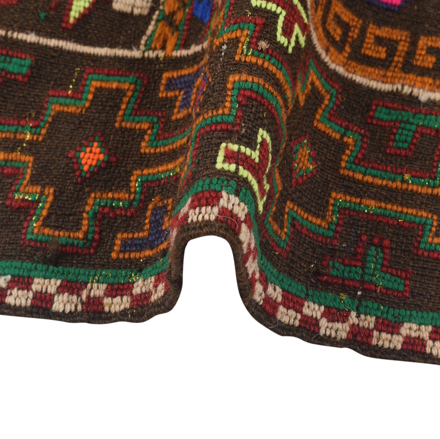 Hand Knotted Sufra Kilem Runner 2' 0" x 5' 5" ft / 60 x 164 cm - No. G23640