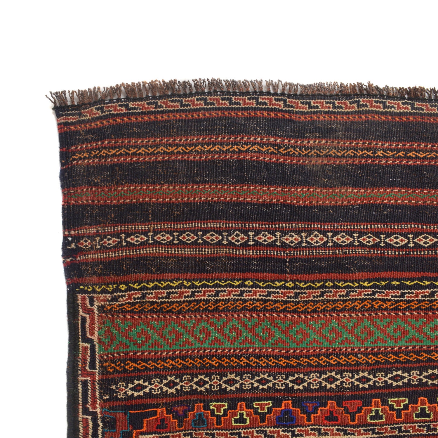 Traditional Flat Weave Kilim 5' 2" x 8' 0" ft / 158 x 245 cm - No. G23642
