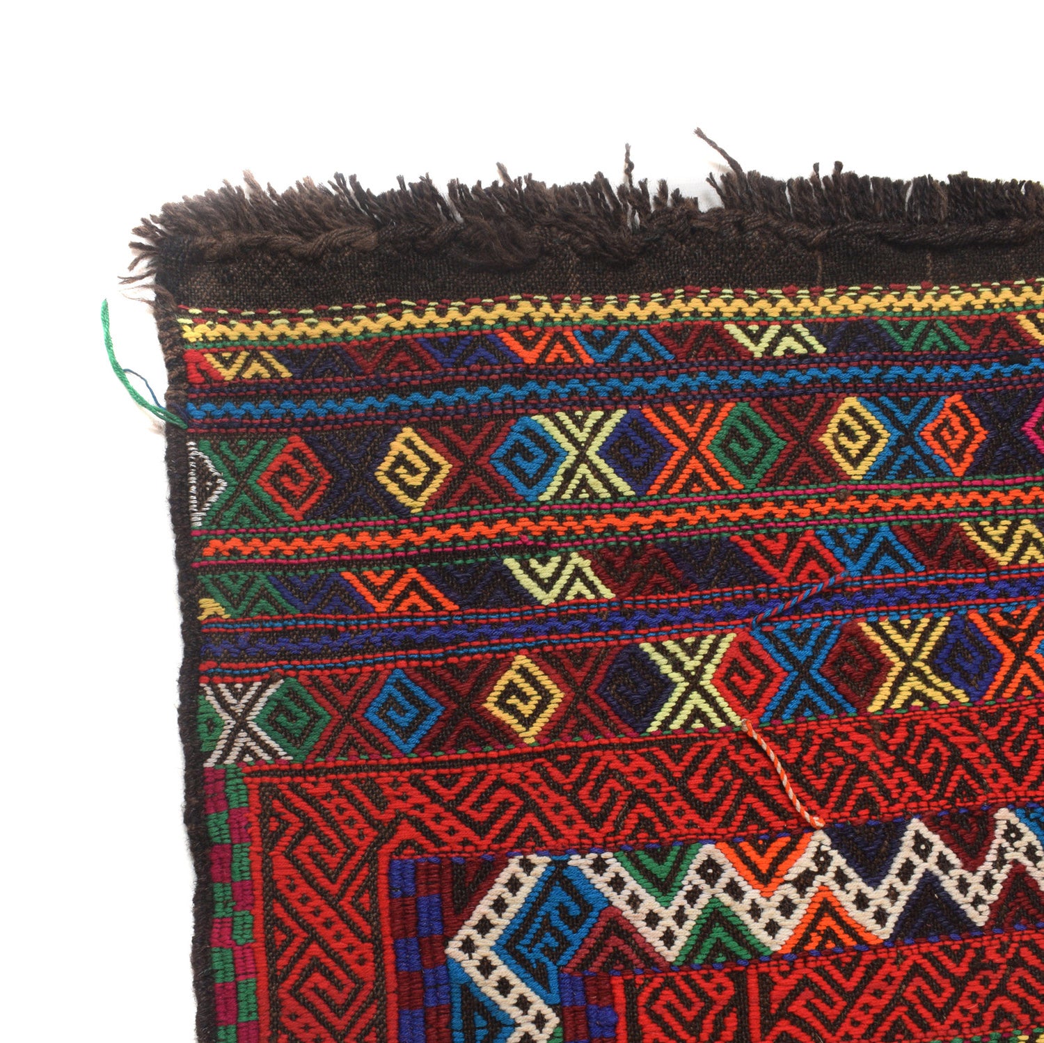 Handmade Suzani Kilim 4' 7" x 6' 4" ft / 139 x 194 cm - No. G23648