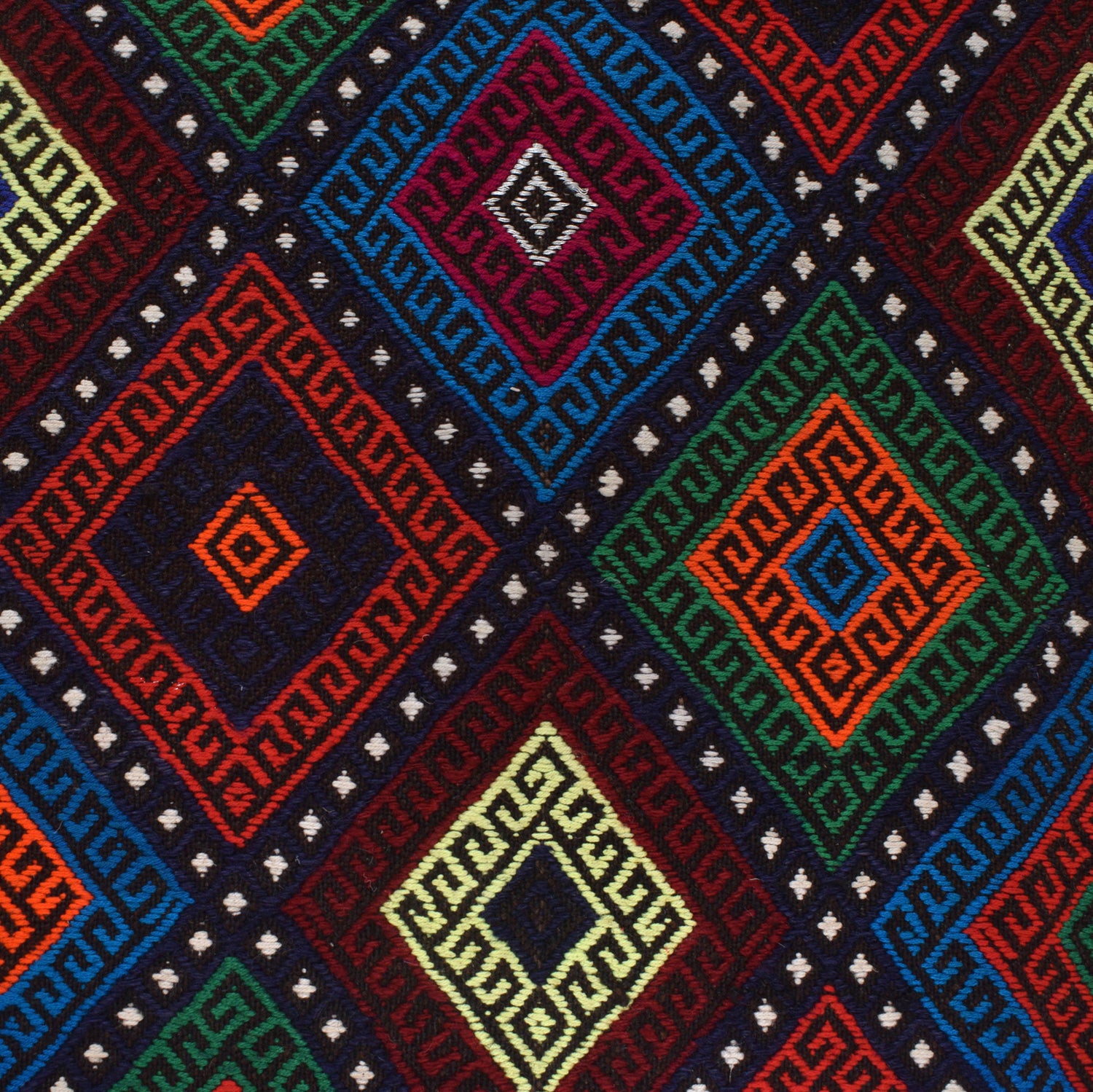 Handmade Suzani Kilim 4' 7" x 6' 4" ft / 139 x 194 cm - No. G23648