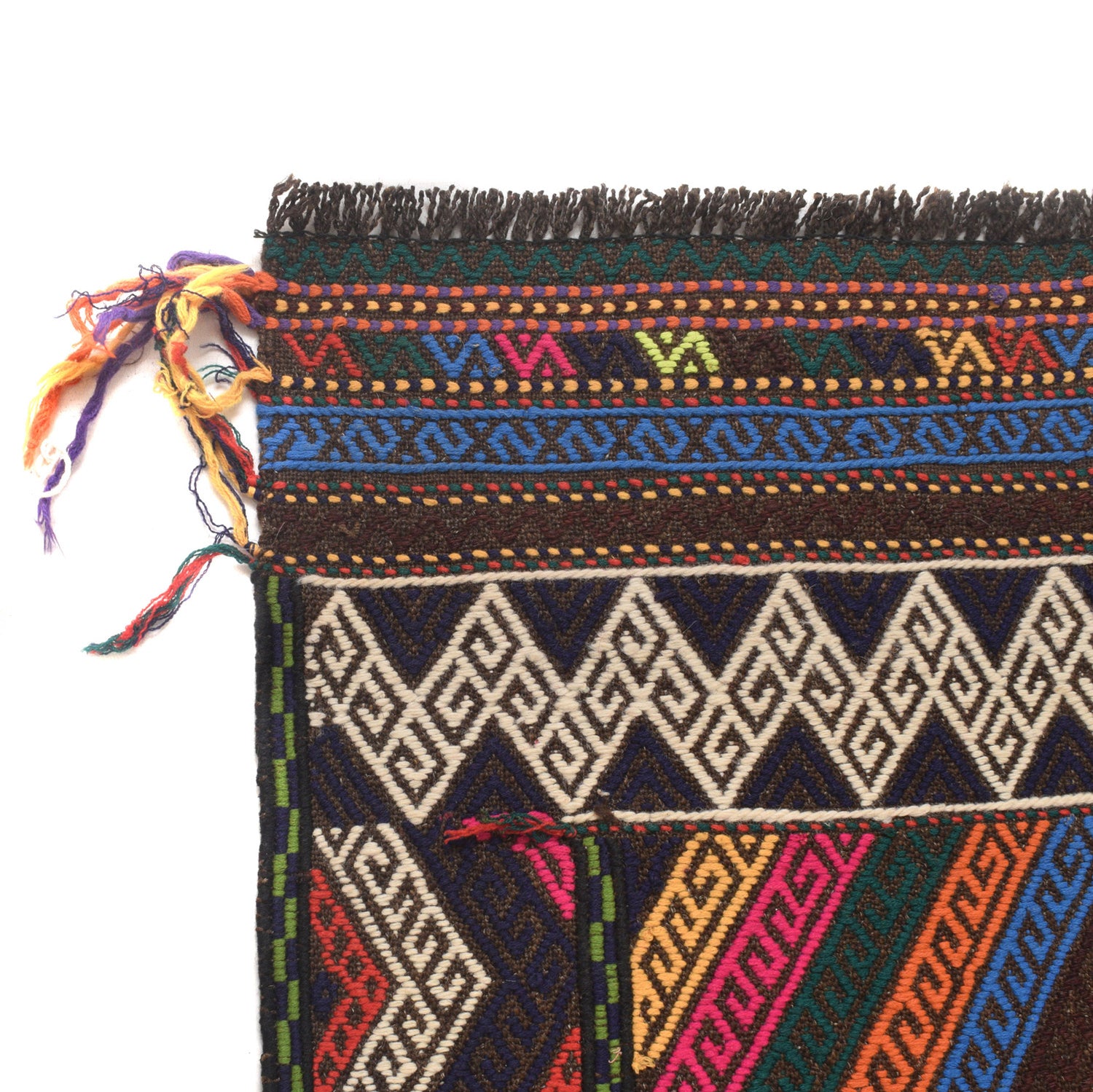 Handmade Suzani Kilim Runner 2' 2" x 5' 5" ft / 65 x 165 cm - No. G23650