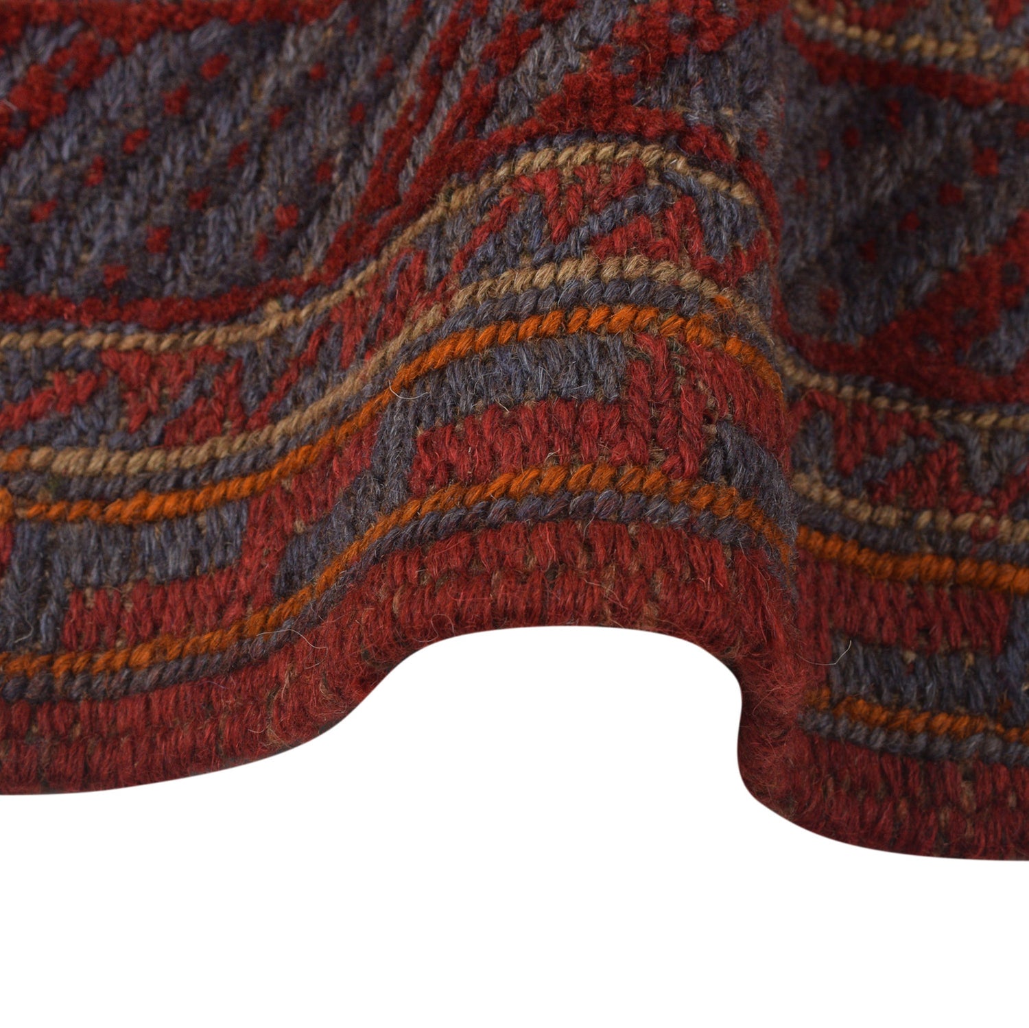 Handmade Wool Mushwani Rug 5' 0" x 6' 0" ft / 153 x 183 cm - No. G23663