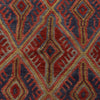 Red Mashwani Area Rug 4' 9" x 6' 3" ft / 144 x 190 cm - No. G23666