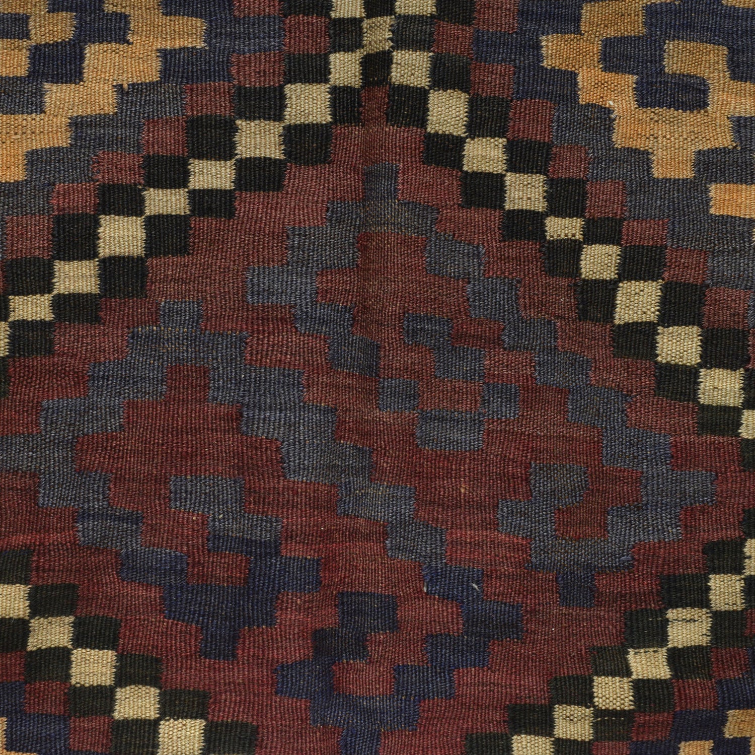 Afghan Vintage Kilim 6' 1" x 9' 2" ft / 185 x 280 cm - No. G23675