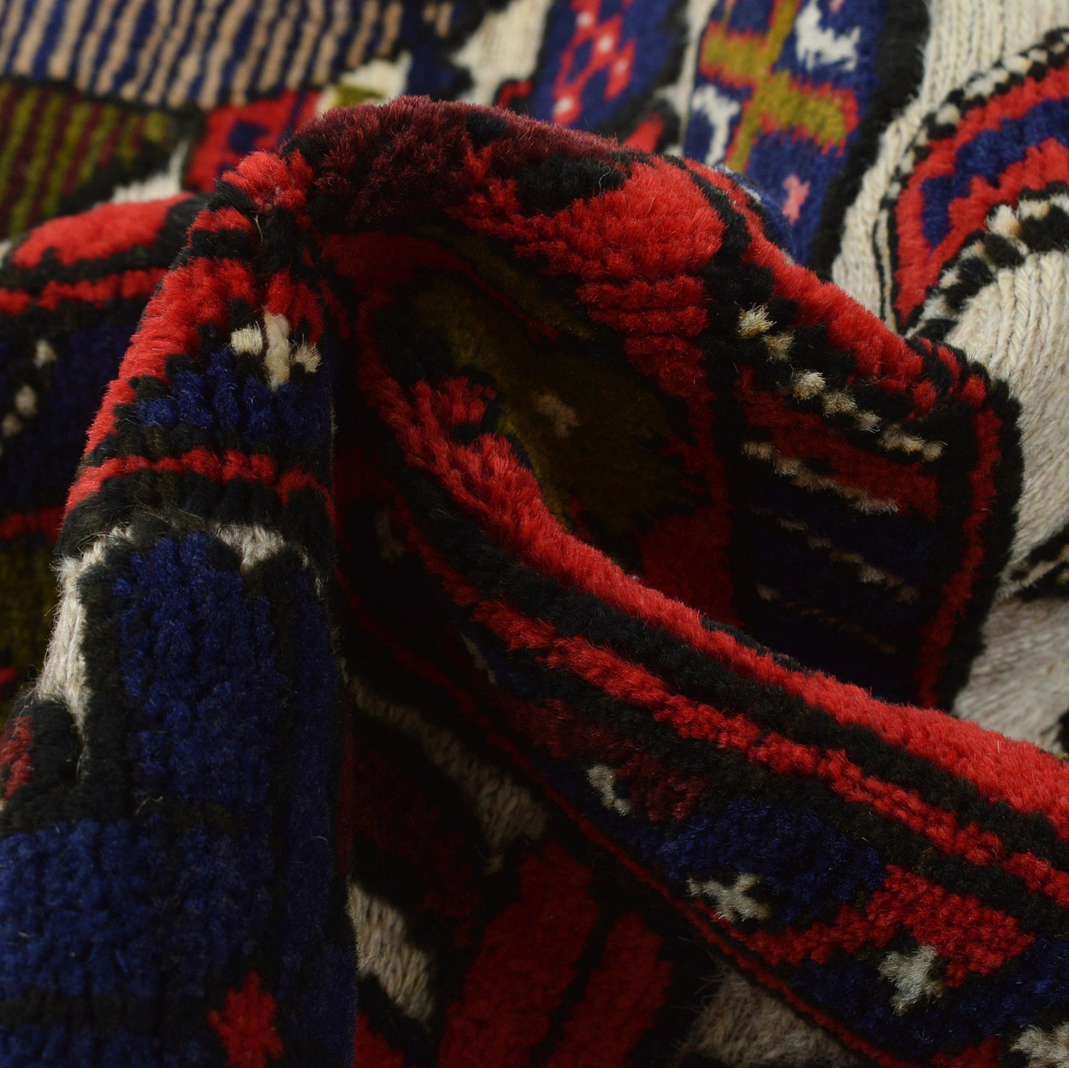 Handmade Barjista Kilim Rug 4' 6" x 6' 0" ft / 137 x 184 cm - No. G23677