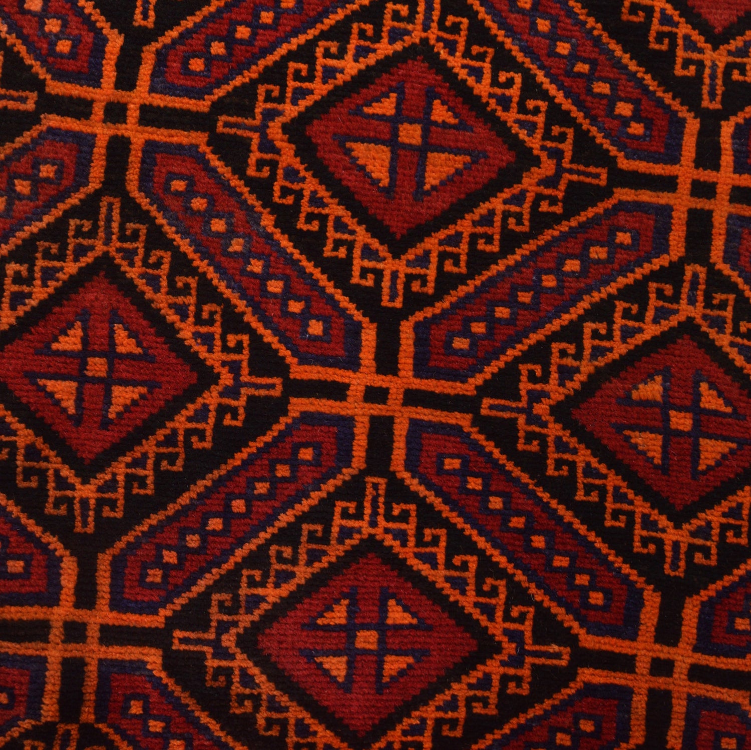 Red Color Baluchi Rug 4' 6" x 7' 5" ft / 136 x 227 cm - No. G23683