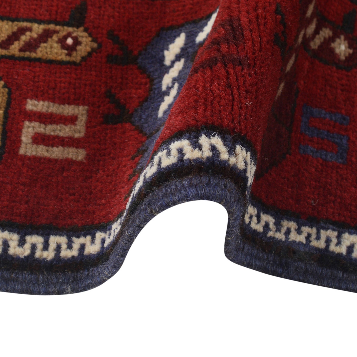 Hand Knotted Birds Pictorial Area Rug 3' 11" x 6' 2" ft / 119 x 189 cm - No. G23686