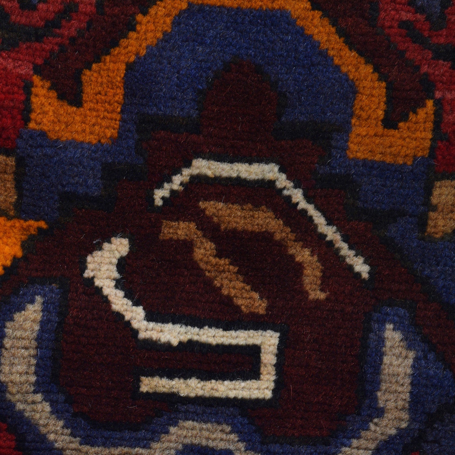 Hand Knotted Birds Pictorial Area Rug 2' 8" x 4' 9" ft / 81 x 144 cm - No. G23706