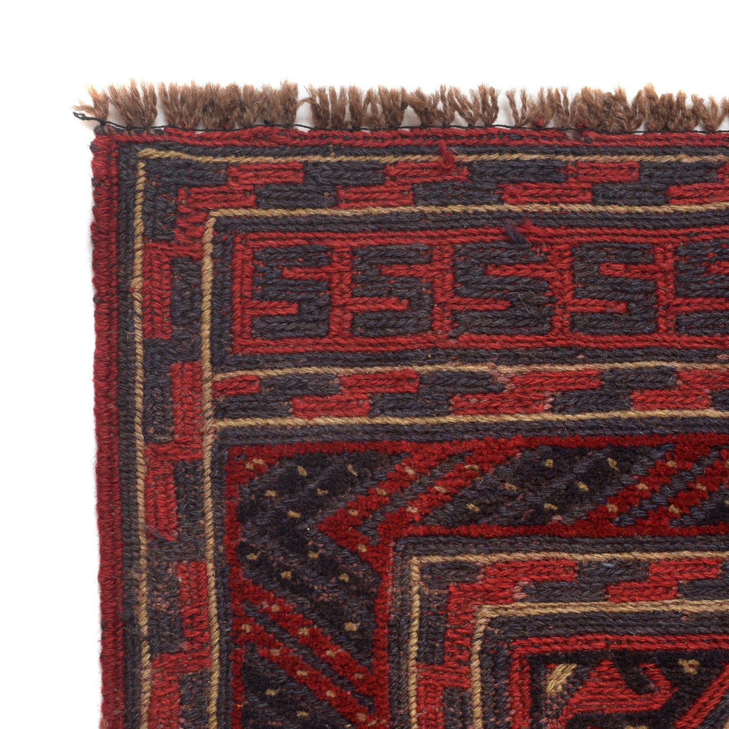 Traditional Mashwani Carpet 4' 6" x 5' 10" ft / 138 x 178 cm - No. G23710